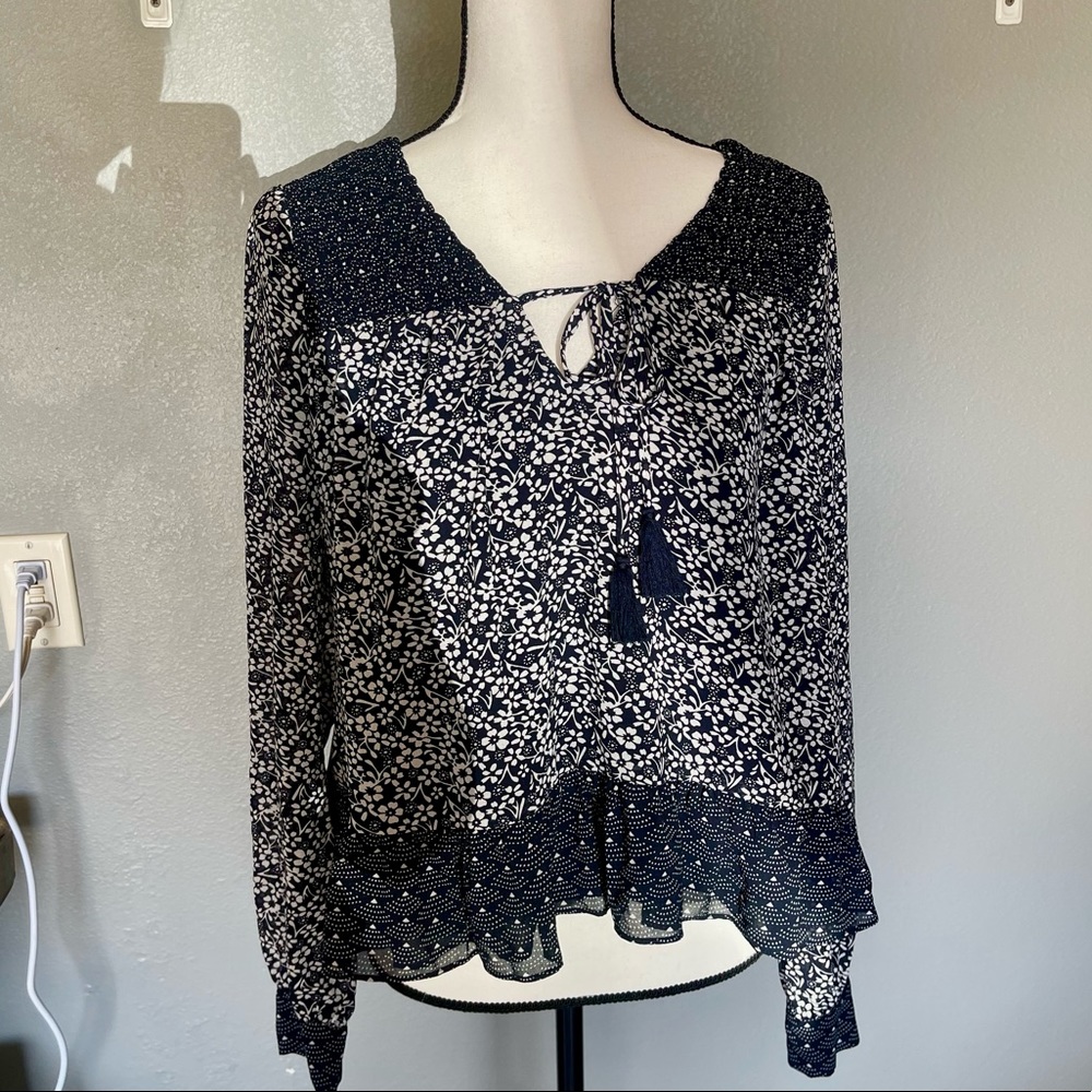 TULAROSA LONG SLEEVE TOP